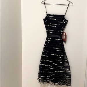 Strappy Sleeveless Midi Flare Gown